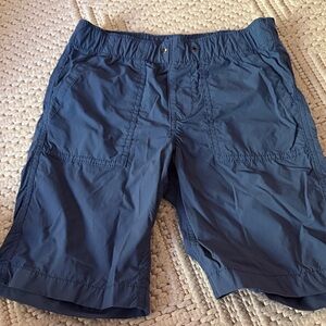 GAP Boys Navy Elastic-Waist Cargo Shorts